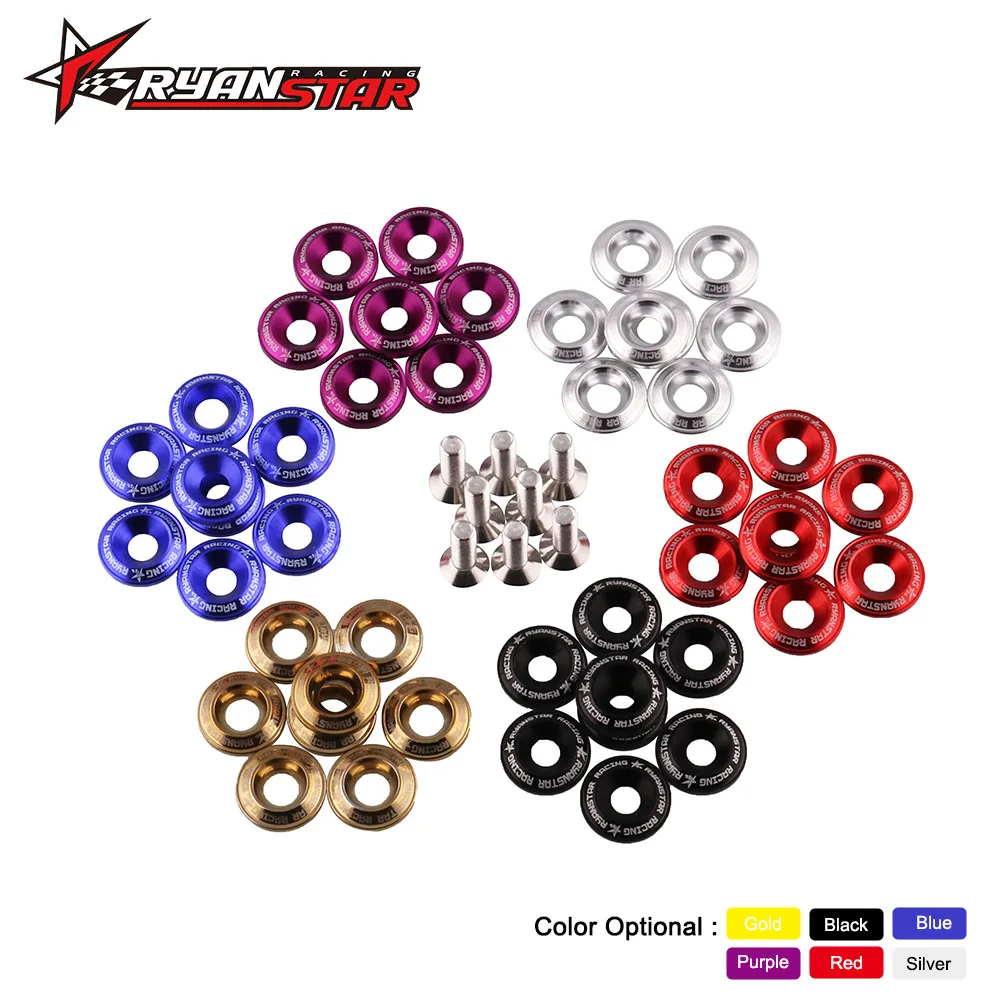 

Ryanstar Aluminum Fender Washers kit 1set=8pcs washers and bolt RS-EA004