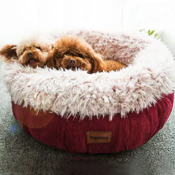 

Cat Litter Small Dog Washable Teddy Medium Dog Deep Sleep Nest Winter Warm Pet Net Red Cat Litter Winter Supplies