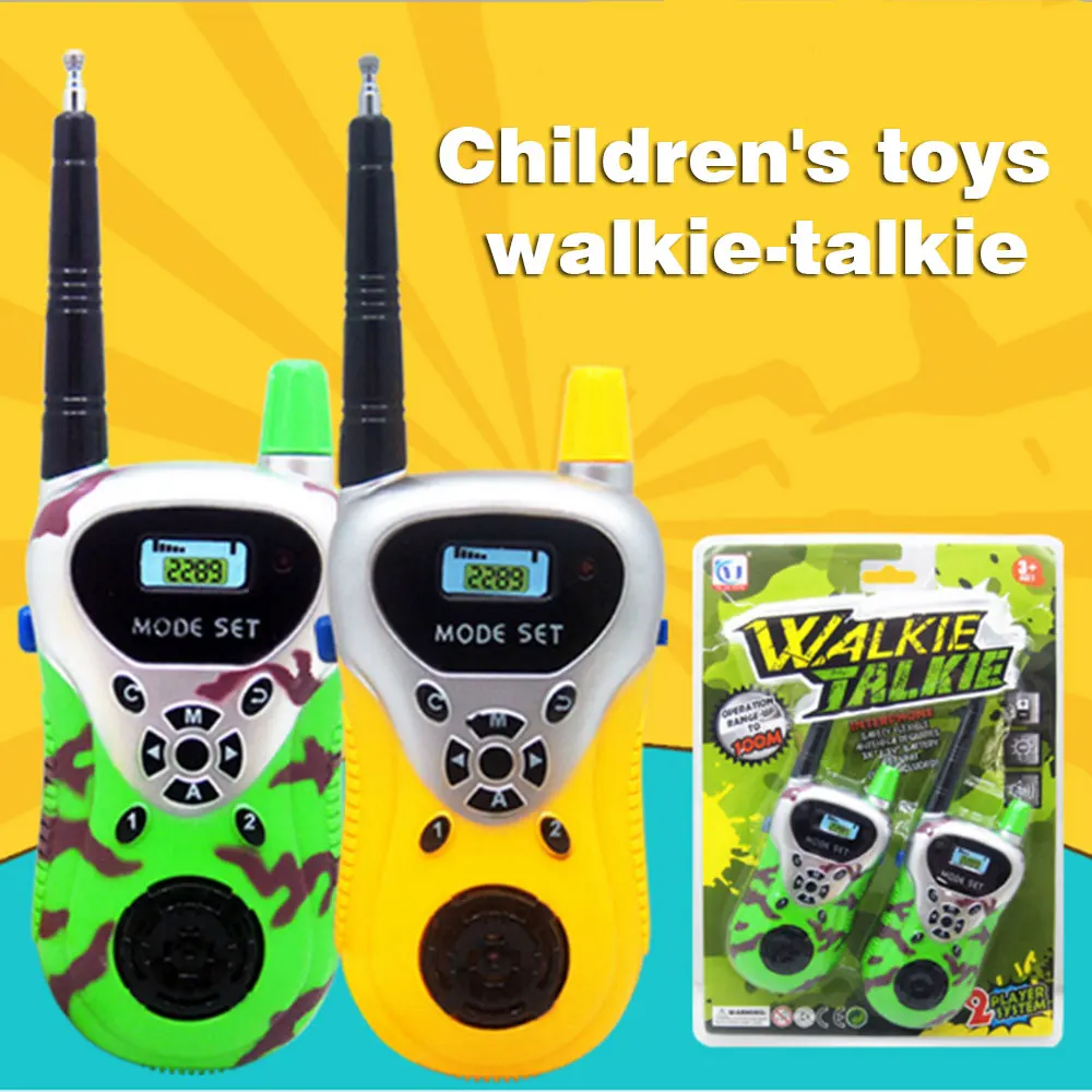 Дети Walkie Talkie Игрушки Беспроводной домофон игрушка родители-дети взаимодействия переговорные образования Walkie Talkie Игрушки для детей