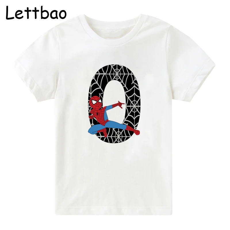 A-Z Детская футболка с принтом супергероя летняя мягкая хлопковая Футболка для мальчиков футболка с человеком-пауком для детей, Рождественская рубашка для мальчиков
