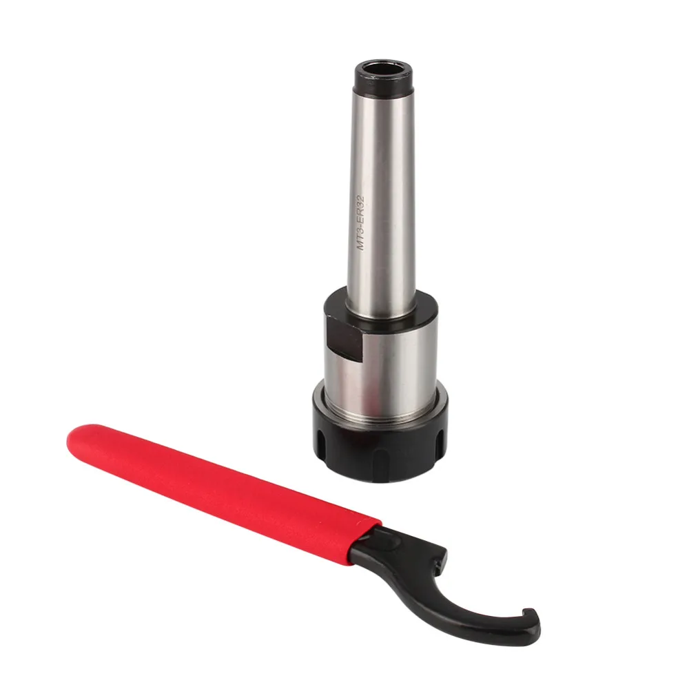 

New ER32 MT3 M12 Taper Fixed CNC Milling Lathe Collet Chuck Holder Tools + Spanner High Quality Hot Selling