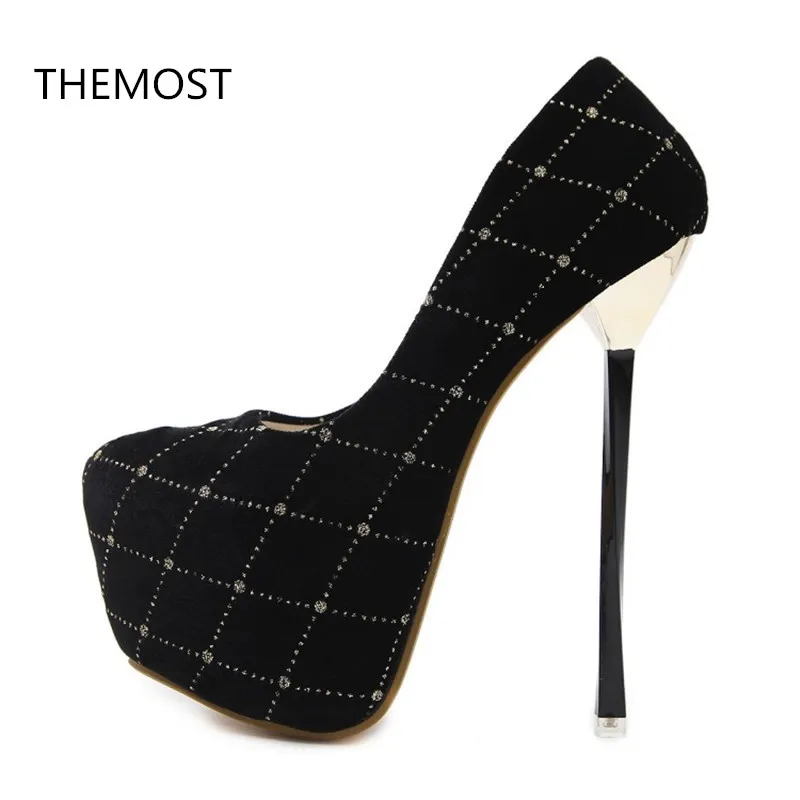 

THEMOST High documentary shoes Women's shoes 2 colors to choose from Mature sexy Waterproof platform design The suede fabric