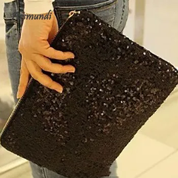 

Arsmundi 2018 New Fashion Clutch Bag For Lady Women's Handbags Retro Luxury Full Sequins Hand Bag Evening Bag Day Clutch Bag