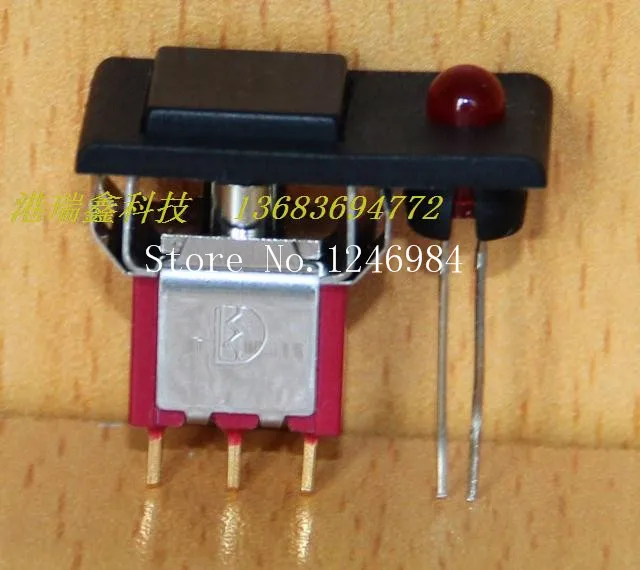 

[SA]Single Touch P8701-F32A tripod illuminated toggle switch Taiwan Deli Wei reset button normally open normally closed--20pcs/l