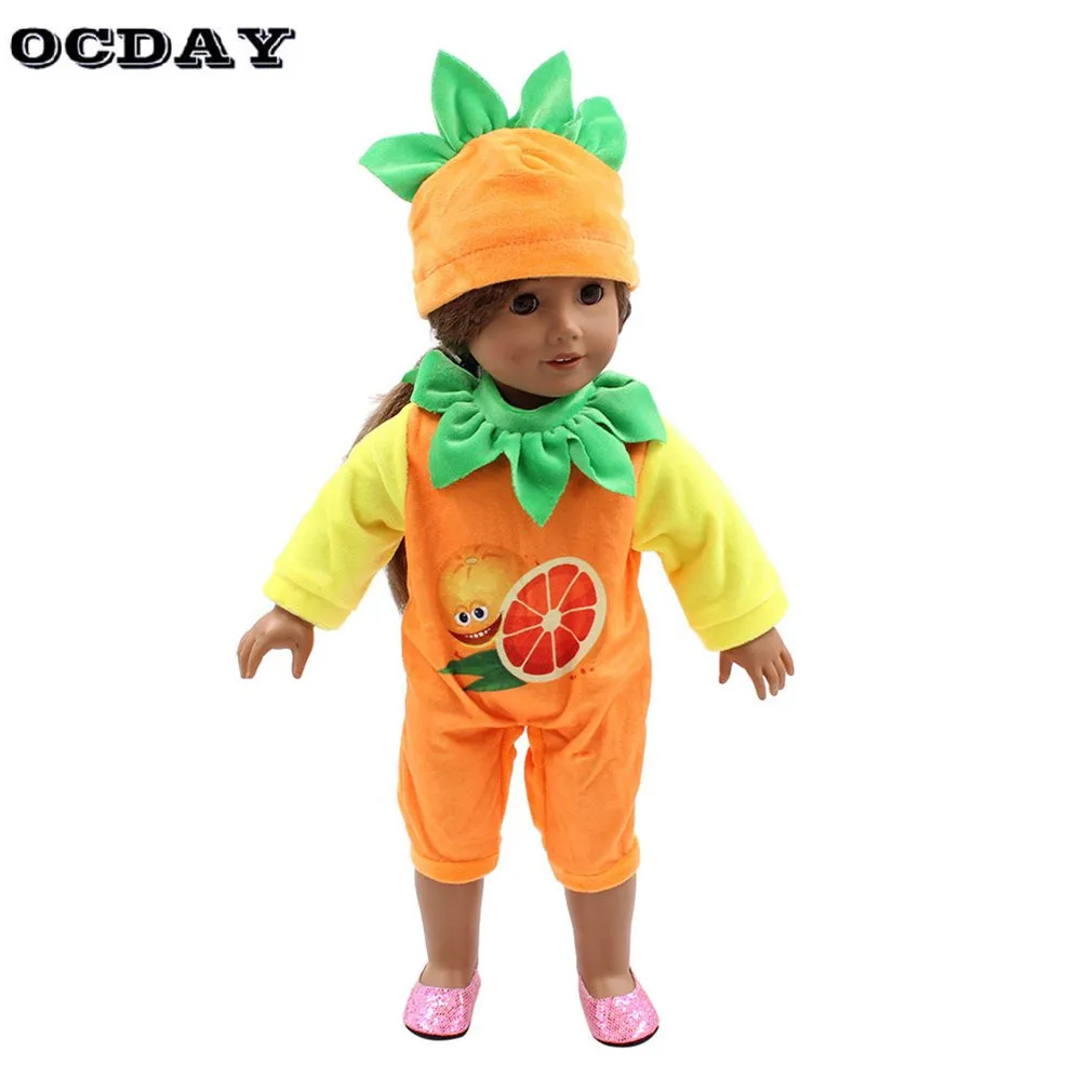 18 inch doll Clothing Lovely outfit set Girl Doll Toy cute Fruit