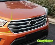 Для Hyundai creta ix25 2014 2015 2016 спереди вентиляционное отверстие крышка отделка декоративные покрытия Рамки Интимные аксессуары автомобиля stying