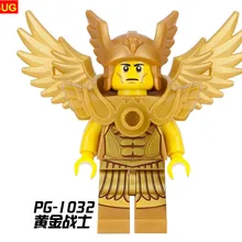 Gusug 100 шт. PG1032 супер герой Marvel Мстители Золотой lightan строительные блоки Best подарок DIY Действие Детские игрушки