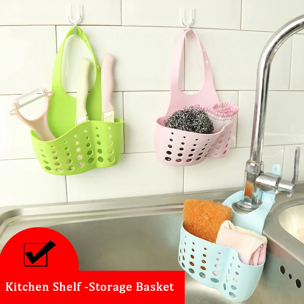 Kitchen Rack Porous Adjustable Snap-on Sink Storage Hanging Basket Faucet Sponge Drain Rack Kitchen Rack Porous Adjustable Snap-on Sink Storage Hanging Basket Faucet Sponge Drain Rack