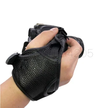 

Leather Camera Strap Hand Grip Wrist Strap Belt For Canon 1200D 1100D 100D 600D 550D 7D 6D 5D 50D 40D 30D 5D Mark III/II