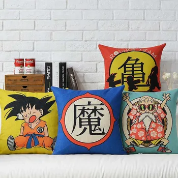 

Japanese anime Monkey pillow , Cartoon pillow cushion ,Linen pillowcase, Cafe cushion home decoration sofa cushion