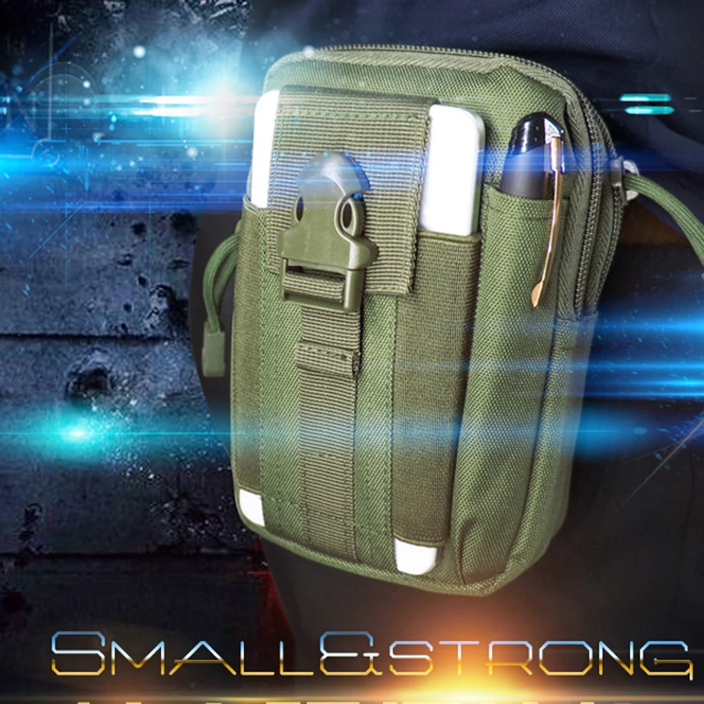 Мужская тактическая сумка с маленьким карманом, военная поясная сумка, сумка для бега, камуфляжная Водонепроницаемая оксфордская мягкая задняя Сумка