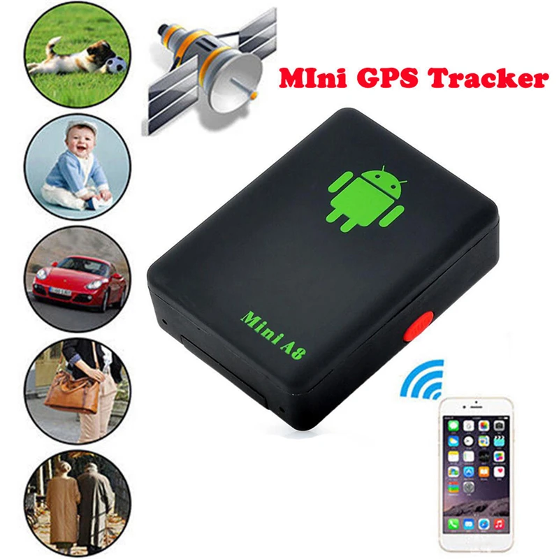 

Mini A8 GPS Tracker Wireless Audio Listening Device GSM/GPRS Locator Tracking Device Anti Lost LBS Locator