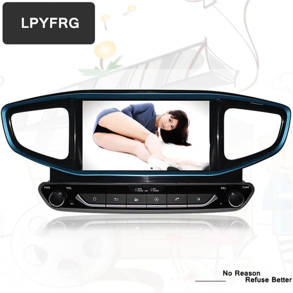 Top Android 9.0 AUDIO Video Car GPS Navigation DVD Player GPS Navigation For HYUNDAI Ioniq/Ioniq Hybrid 2016-2020 Car Stereo Radio 2