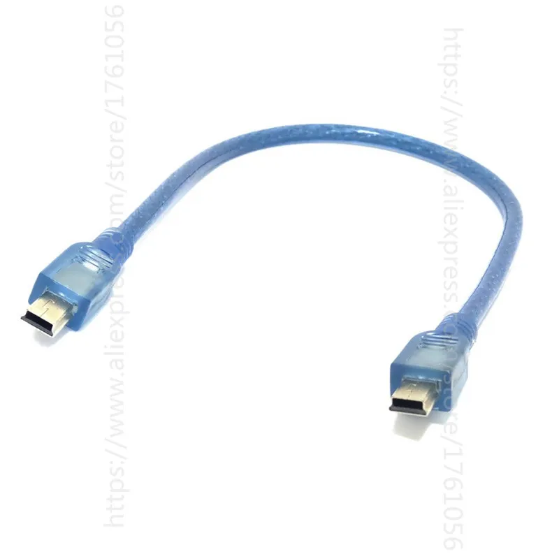 5Pin Mini USB кабель Mini B папа-папа M/M удлинитель передачи данных Синий