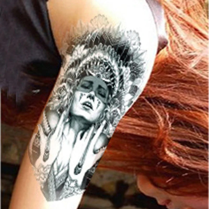 Beautiful Cute Sexy Body Art Beauty Makeup Cool Owl Waterproof Temporary Tattoo Stickers for Girls and Man (4)