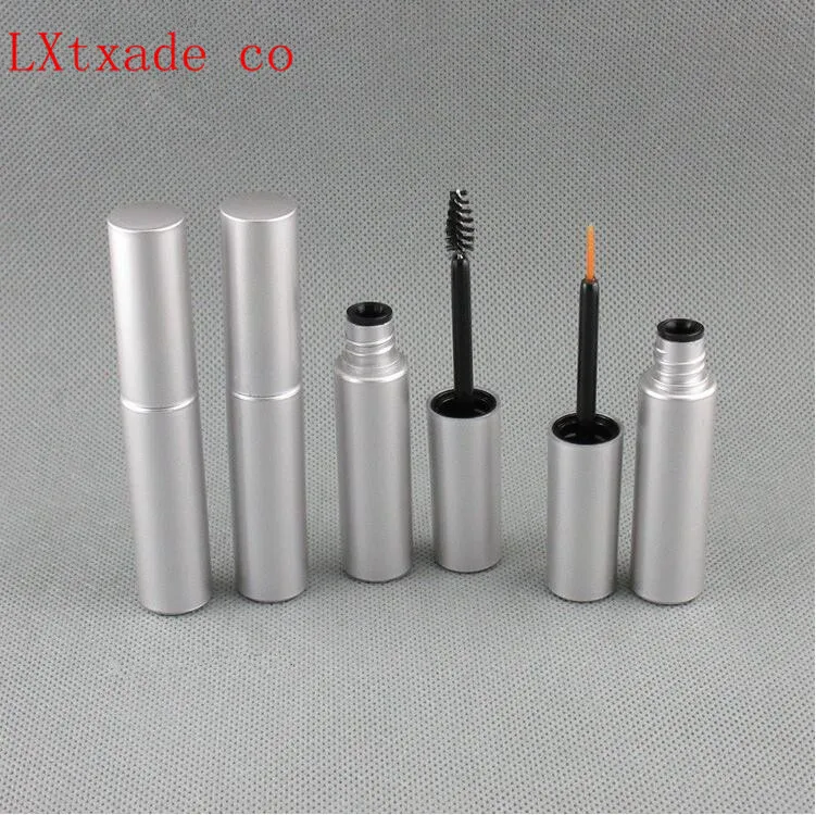 8ml Silver Empty Plastic Eye Black Tube Bottles liquid Eyeliner Bottles