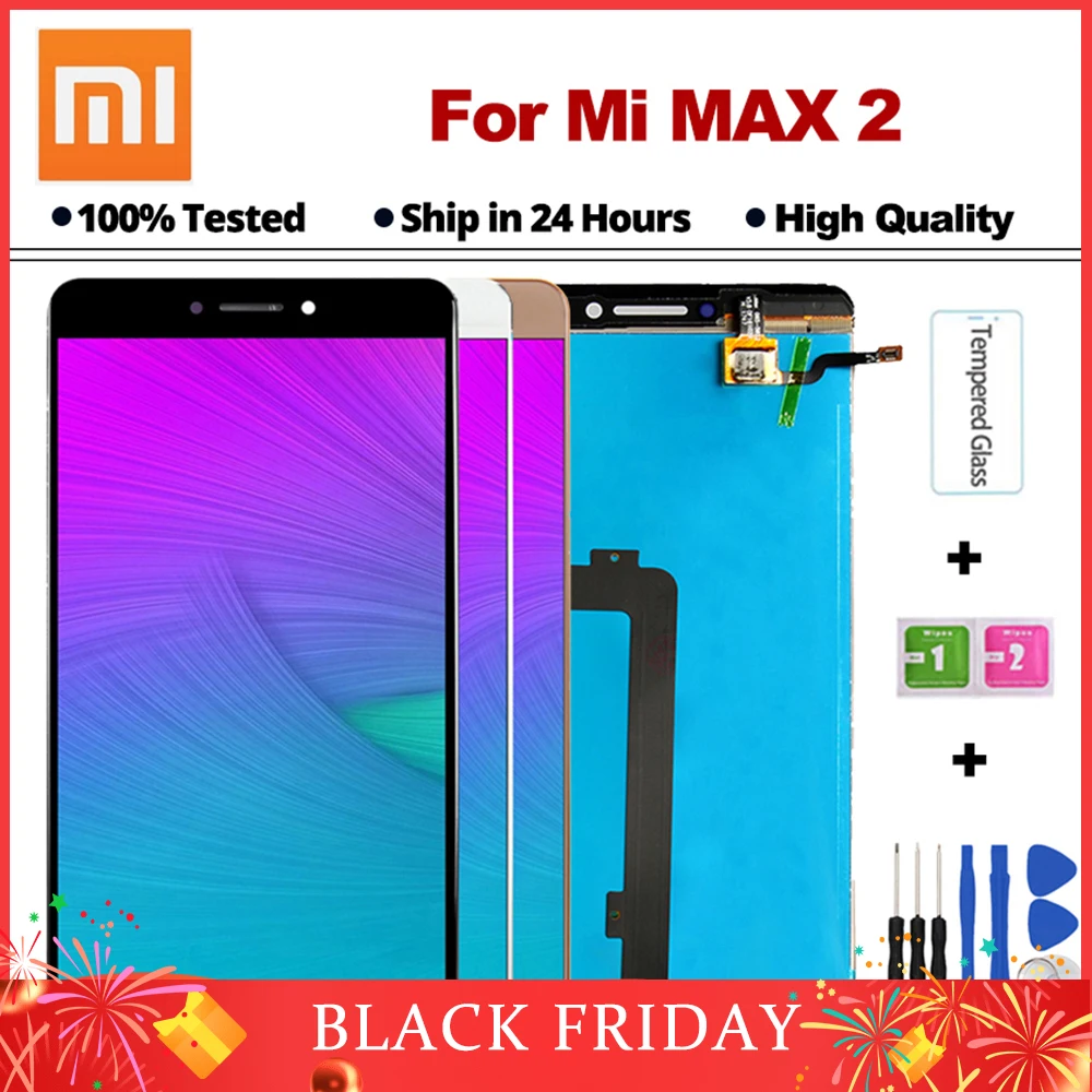 6.44" LCD Display For XIAOMI MI MAX 2 LCD Touch Screen Max2 Mi Max 2 ...