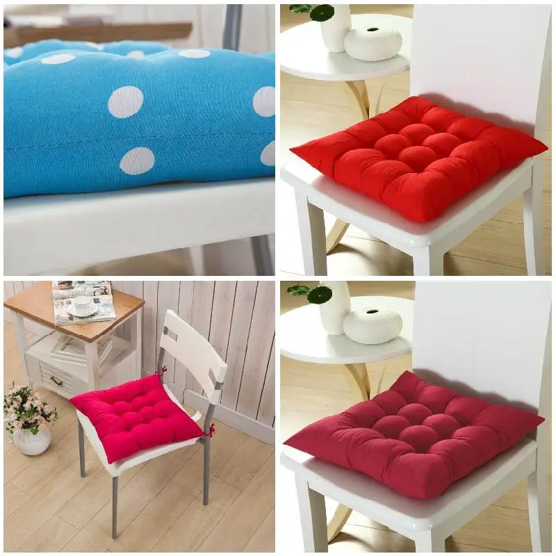 Chair Sofa Pillow Buttocks Chair Cushions 40*40CM Winter Home Office Decor Seat Cushion Solid Color Comfortable Bar FP8 Chair Sofa Pillow Buttocks Chair Cushions 40*40CM Winter Home Office Decor Seat Cushion Solid Color Comfortable Bar FP8