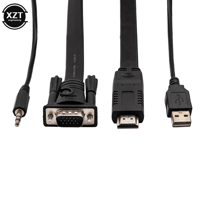 1080P Vention HDMI в VGA конвертер кабель с 3 5 мм аудио адаптер для Xbox 360 PS3 ноутбук ТВ