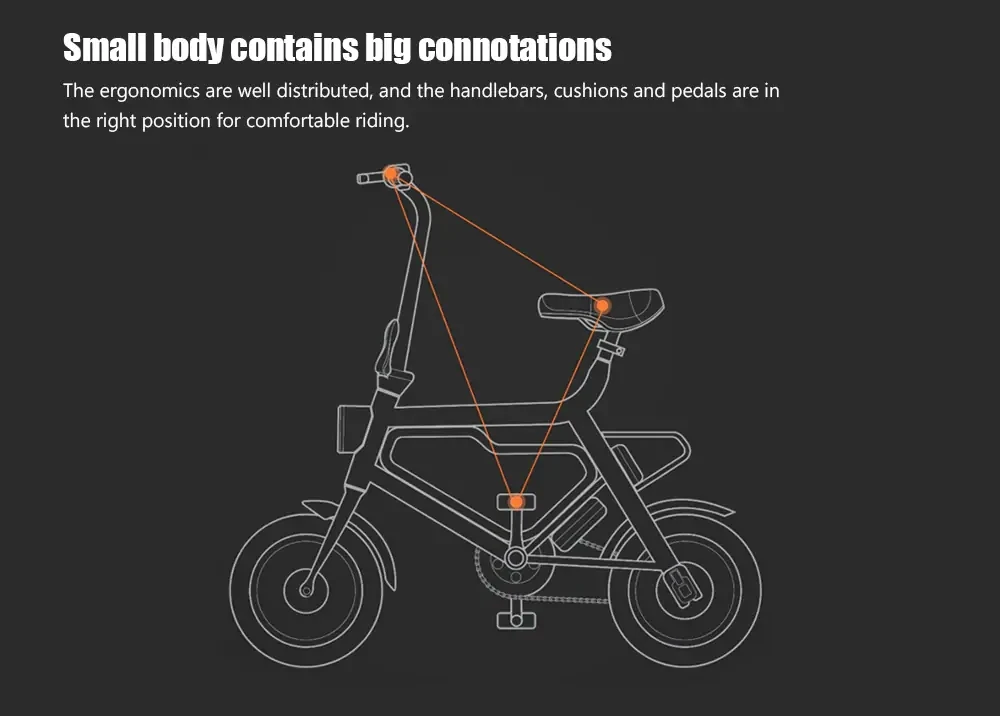 Best Updated Version Xiaomi HIMO V1S Portable Folding Electric Bike 20km/h Smart Bicycle 7.8AH ebike Outdoor Xiaomi Electric scooter 1