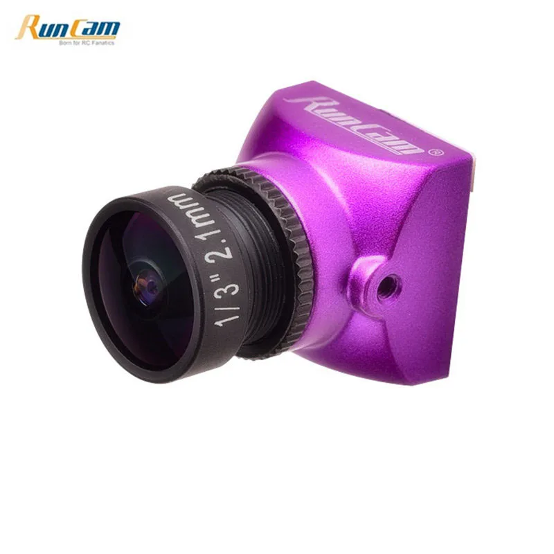 

RunCam Micro Sparrow 2 Pro CMOS 2.1mm 700TVL 4:3 Super WDR OSD FPV Camera for RC Models Multicopter Part Accs Purple