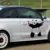 HotMeiNi 43 cm x 43 cm Panda Divertida con Pistolas de Vaquero Graphcs Art Styling Etiqueta Engomada del coche Caravana Camión SUV Vinyl Decal la Guerra y la paz