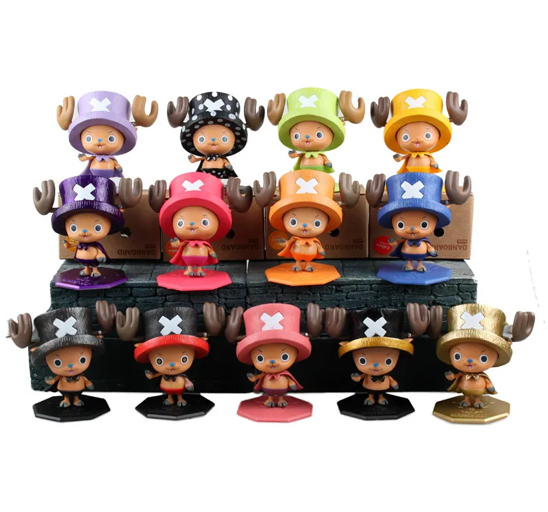 

Newest Anime POP One Piece multicolor Tony Chopper One Piece Action Figure Collection Model toys juguetes birthday gift