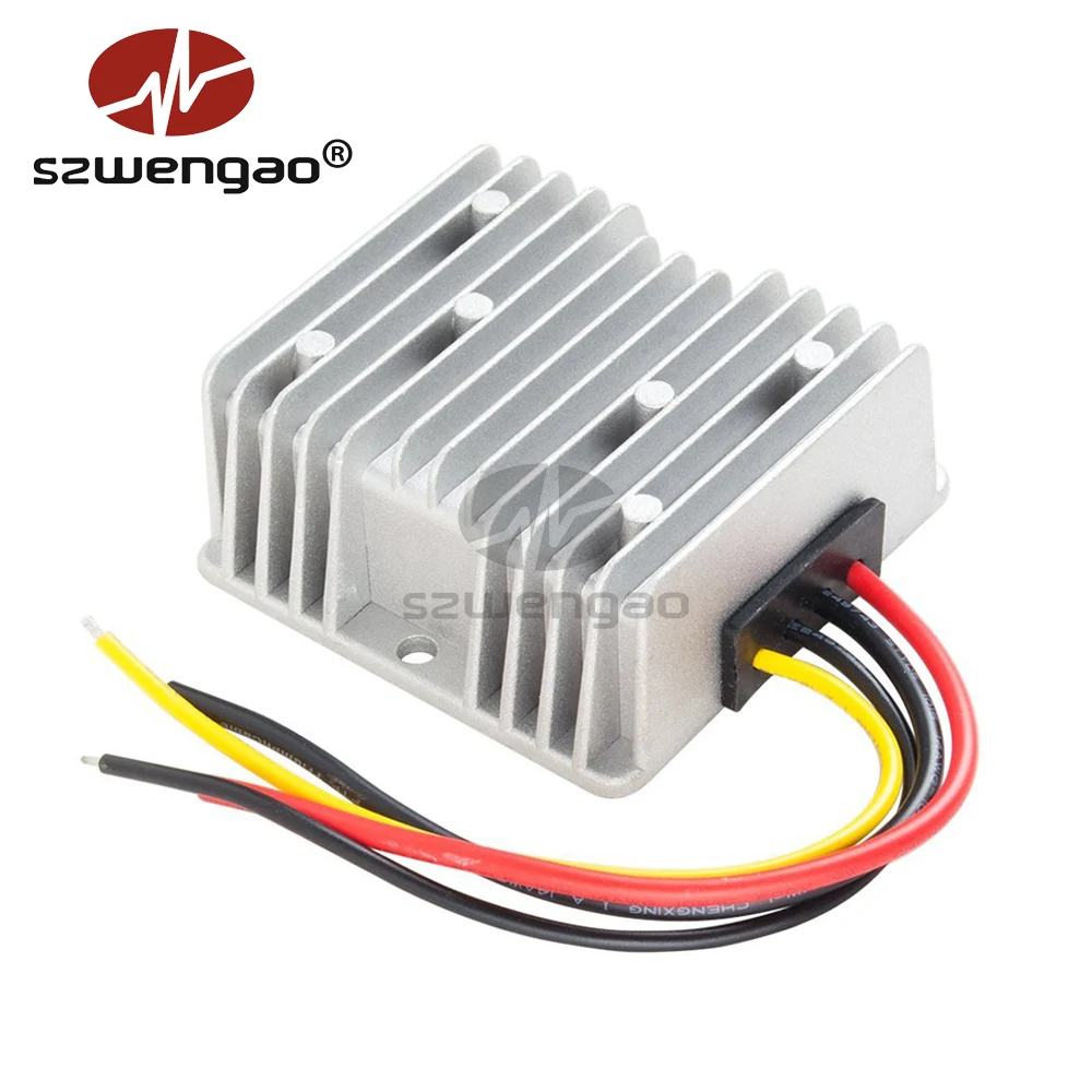 Szwengao 36V 48V to 24V 5A 10A 240W Step Down DC-DC Преобразователь мощности 48V-24V понижающий