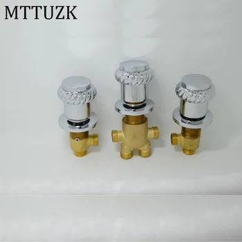 

MTTUZK Twist Bathtub Hot & Cold Faucet Five Porcelain Cylindrical Sitting Reciprocating Bathtub Faucet Accessories Mixing Valve