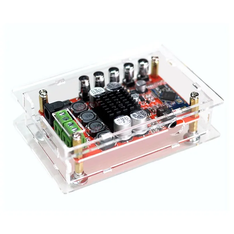 Лидер продаж TTKK Aux Tda7492P 50 Вт + беспроводной Bluetooth 4 0 аудио цифровой усилитель Чехол