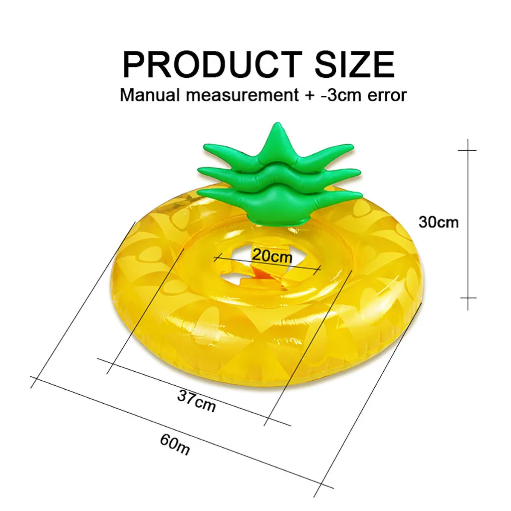 Надувной круг для купания ребенка кольцо летний бассейн ананас плавающий водный игровой бассейн игрушка плавательное сиденье лодка 6,11
