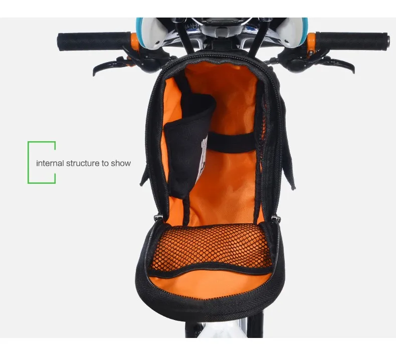Perfect ROCKBROS Bicycle Bag Folding Mountain Road Bike Tail Bag Bicycle Seatpost Saddle Bag Cycling Portable Seat Pouch BMX Rear Bag 7