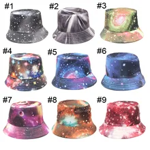 Горячие звезды печатных рыбак шляпа Дамы сезон весна-лето путешествия солнце кепка с козырьком от солнца multi-color пятно взрослых Панама