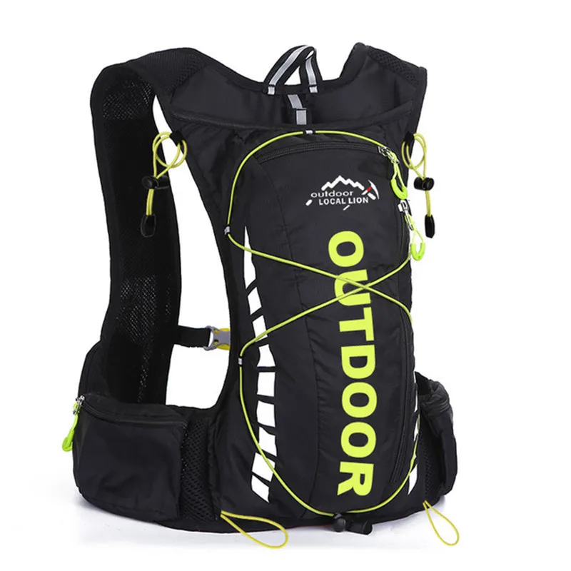 Sale Cycling Backpack 10L 12L Men Lightweight Bike Bag Waterproof Hydration Bicycle Vest Pack + 2 L Water Bag Optional 5