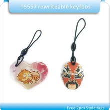 10 шт./лот китайский стиль 125 кГц и 13,56 МГц Rfid перезаписываемый бесконтактные перезаписываемые ключевые метки для контроля доступа Rfid копировальный аппарат