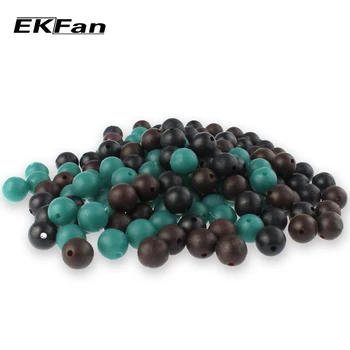 

New 50pcs 8mm Carp Fishing Rubber Shock Beads Terminal End Tackle Stop Accessories