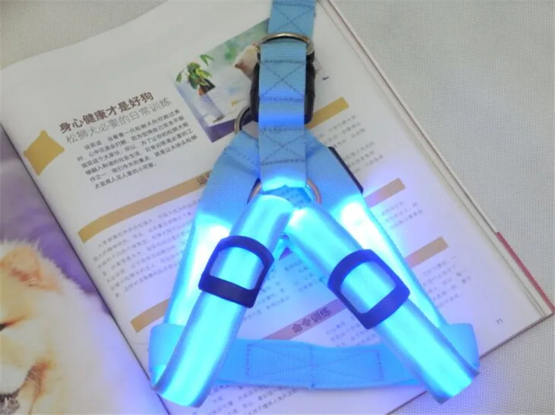 Перезаряжаемая USB шлейка для собак FE01 светодиодная подсветка светящаяся