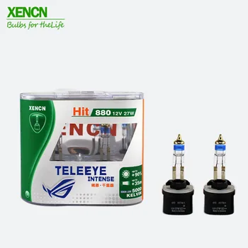 

XENCN 880 H27W 12V 27W Teleeye Intense Light Halogen Car Bulbs Replace Upgrade Fog Lamp Free Shipping 2pcs AAA Grade 75M Beam