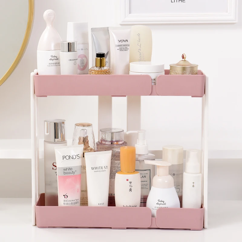 

050 Multifunctional bathroom storage shelf Detachable toilet double layer stacks storage rack 35*11*31cm