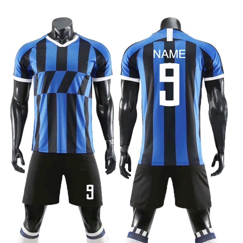 

2019 Custom Club Football Sets Hot Team Football Jerseys Soccer Training Kits Football Sport Uniforms Customize Your Name Number