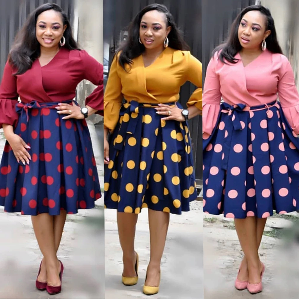 

polka dot african dresses for women black dress summer south africa print dresses sale ankara dashiki women african clothing