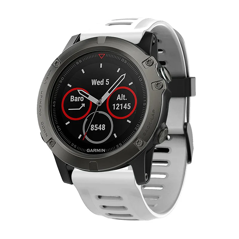 26 22 20 мм ремешок для часов Garmin Fenix 5X5 5S Plus 3 3 HR Forerunner 935 часы Quick Release силиконовый легкий ремешок на запястье