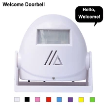 Eyedea беспроводной музыкальный дверной звонок Гость приветственный звонок Сигнализация PIR датчик движения для магазина вход безопасности инфракрасный детектор дверной Звонок