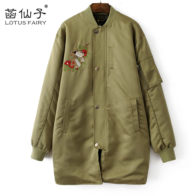 Winter embroidery cotton thick warm clothes jacket fashion