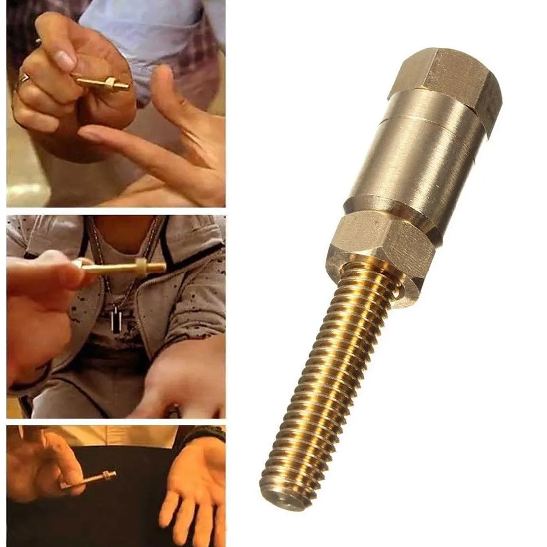 

New Nut Off Bolt Screw Close-Up Magic Trick Micro Psychic Super Ultimate Rotating High Quality Magic Props Toys Prank
