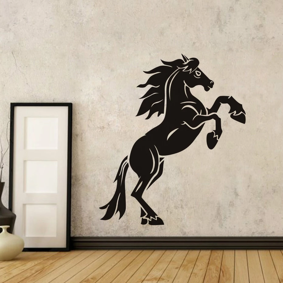 Creative Design Jumping Horse Wall Stickers For Living Room Wall Decor