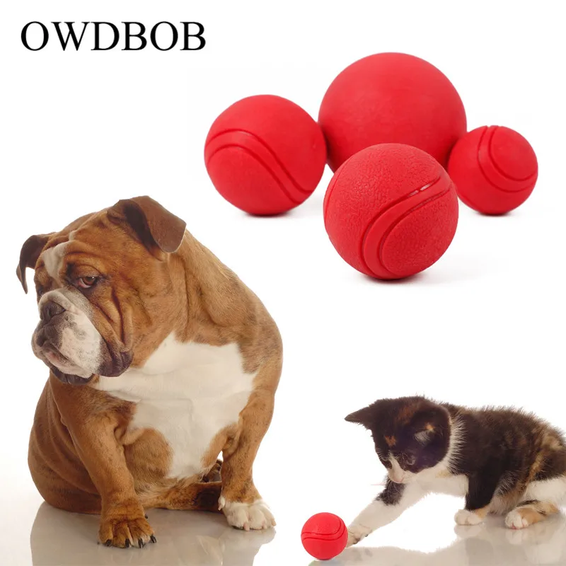 

OWDBOB 1pc Funny Pet Dog Play Ball Cat Small Dog Puppy Chew Ball Dog Chew Toy Ball Pet Interactive Training Toys Pet Supplies