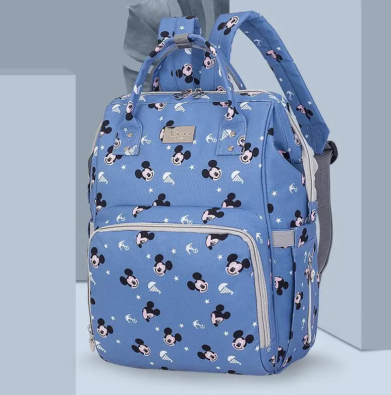 

Disney Diaper Bag Backpack Bags Minnie Mickey Big Capacity Travel Oxford Feeding Baby Care Fashion Mummy Nappy Bag