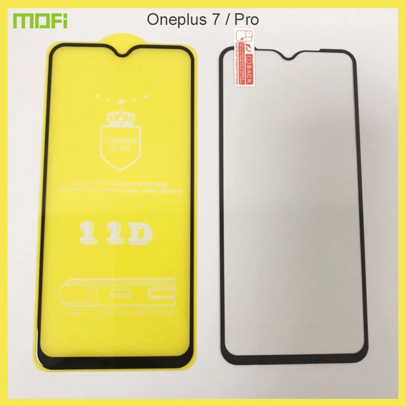 Для Oneplus 7 Pro Glass Mofi закаленное стекло для Защита экрана Защитная пленка One Plus