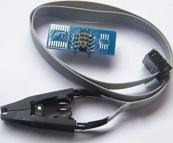 

1pcs Programmer Testing EEprom Clip SOIC8 Pomona SOIC 8Pin Clamp with Cable for Tacho Universal DASH Programmer